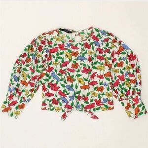 Zara Multicolor Floral Top